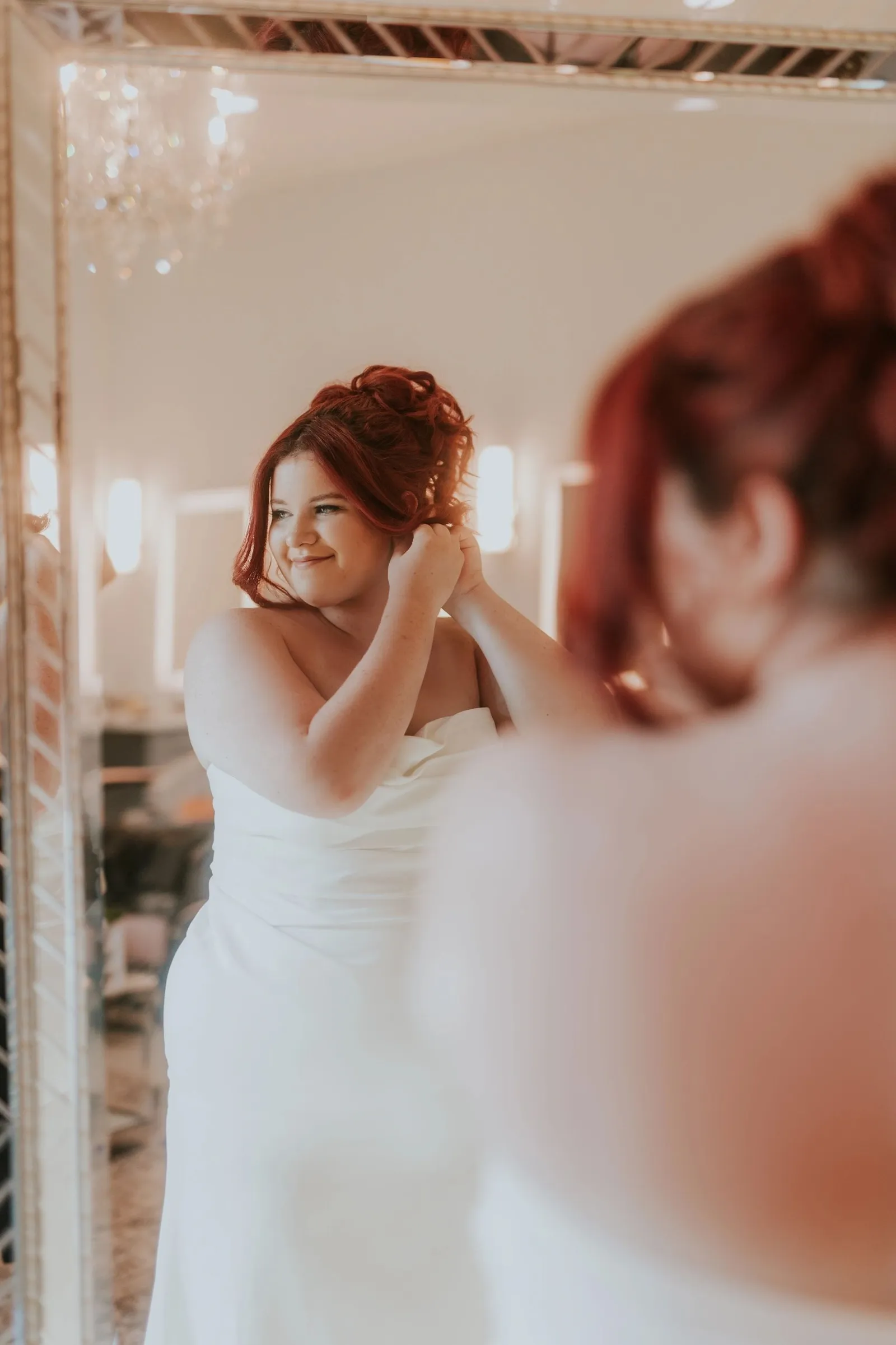 Bridal suite included with the rental at Primrose Hill in North Texas
